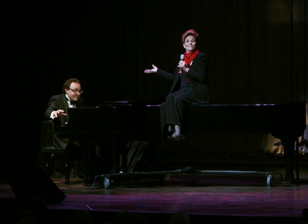 Lorna
                              on piano